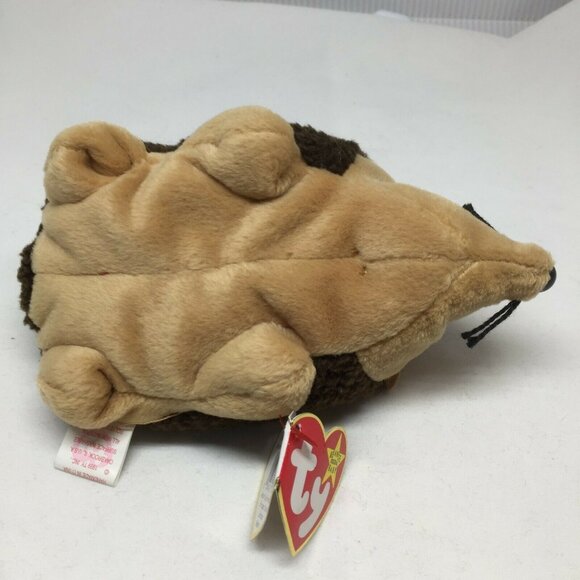 Ty Beanie Baby Prickles Hedgehog Plush Stuffed Animal Retired W Tag Feb 19 1998 - Picture 6 of 11